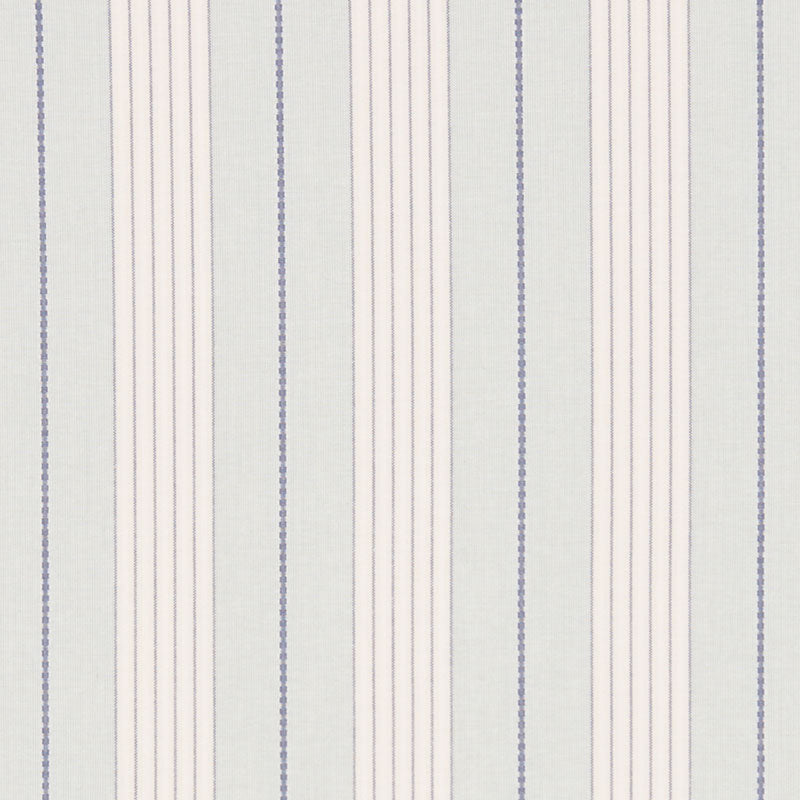 Schumacher Audrey Stripe Sky Fabric 71371