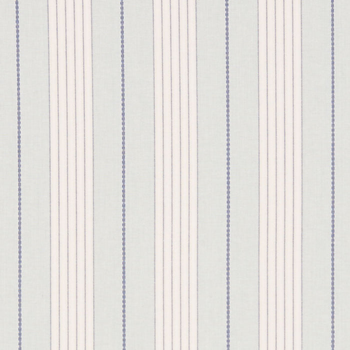 Schumacher Audrey Stripe Sky Fabric Sample 71371