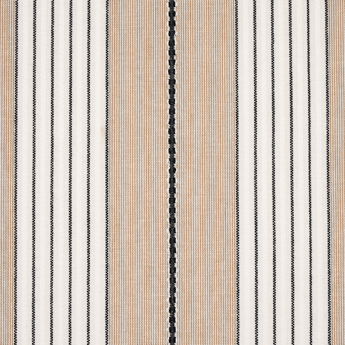 Schumacher Audrey Stripe Natural Fabric Sample 71375