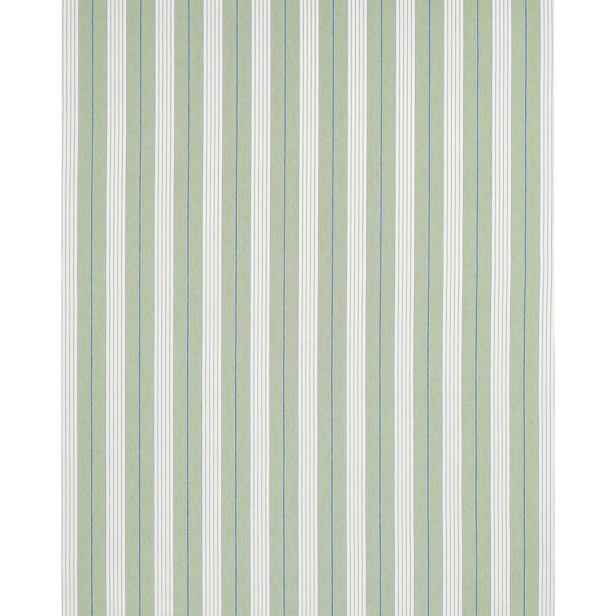 Schumacher Audrey Stripe Green Fabric Sample 71376