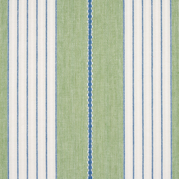 Schumacher Audrey Stripe Green Fabric 71376