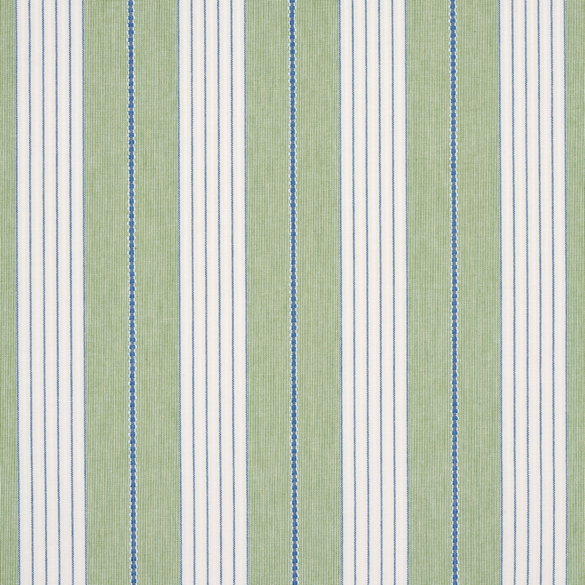 Schumacher Audrey Stripe Green Fabric 71376