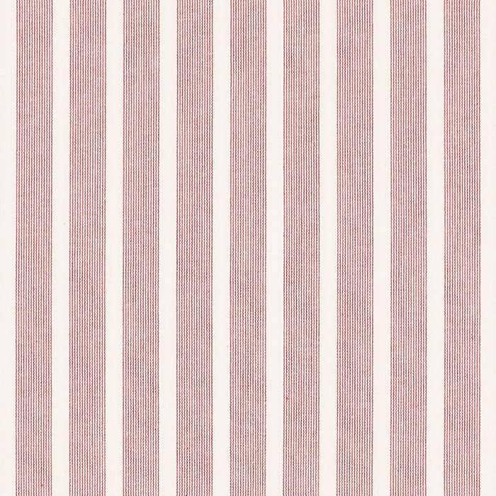 Schumacher Jean Stripe Red Fabric 71382