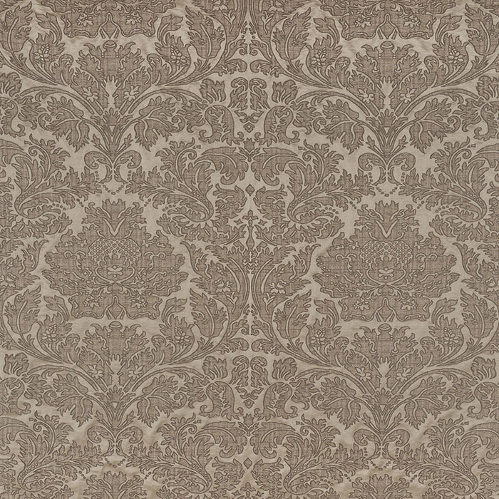 Schumacher Belice Damasco Pewter Fabric 71481