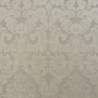 Schumacher Alento Damasco Pewter Fabric 71521