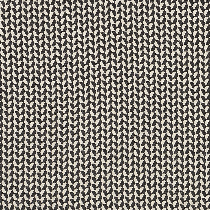 Schumacher Emile Charcoal Fabric Sample 71560