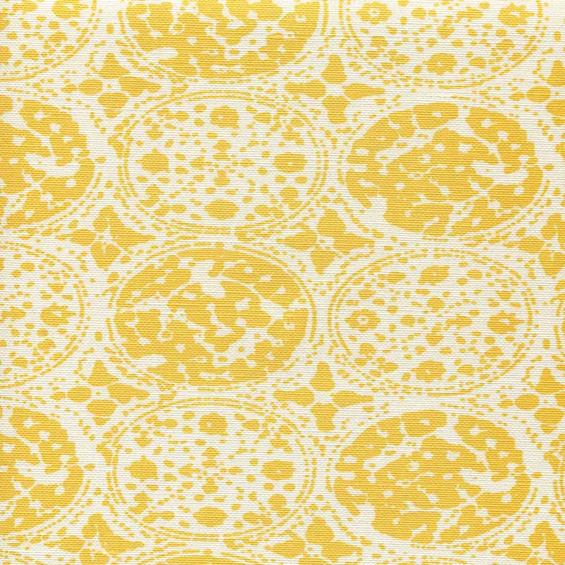 China Seas Bodri Batik Yellow Fabric 7170-04