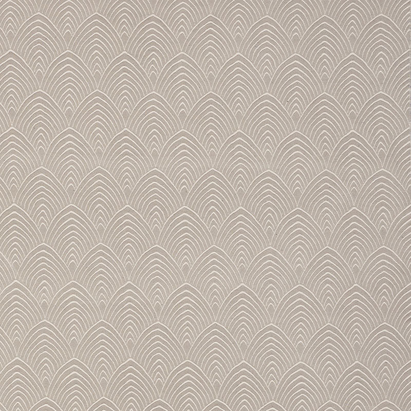 Schumacher Archival Brocatelle Argent Fabric Sample 71732