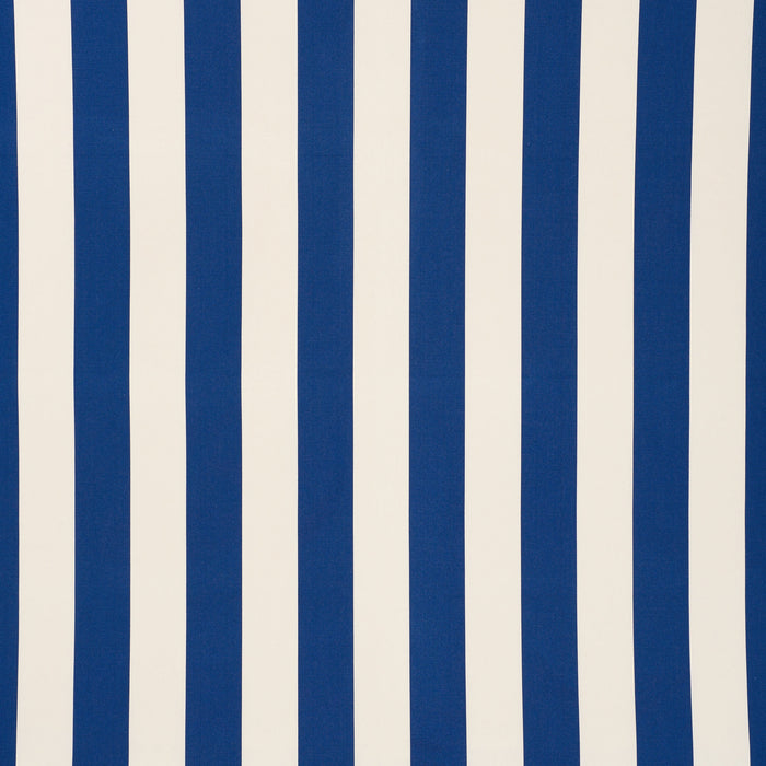 Schumacher Cabana Stripe Indoor/Outdoor Indigo Fabric Sample 71750