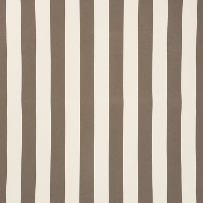 Schumacher Cabana Stripe Indoor/Outdoor Taupe Fabric Sample 71754