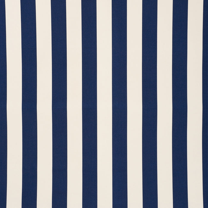 Schumacher Cabana Stripe Indoor/Outdoor Navy Fabric Sample 71755