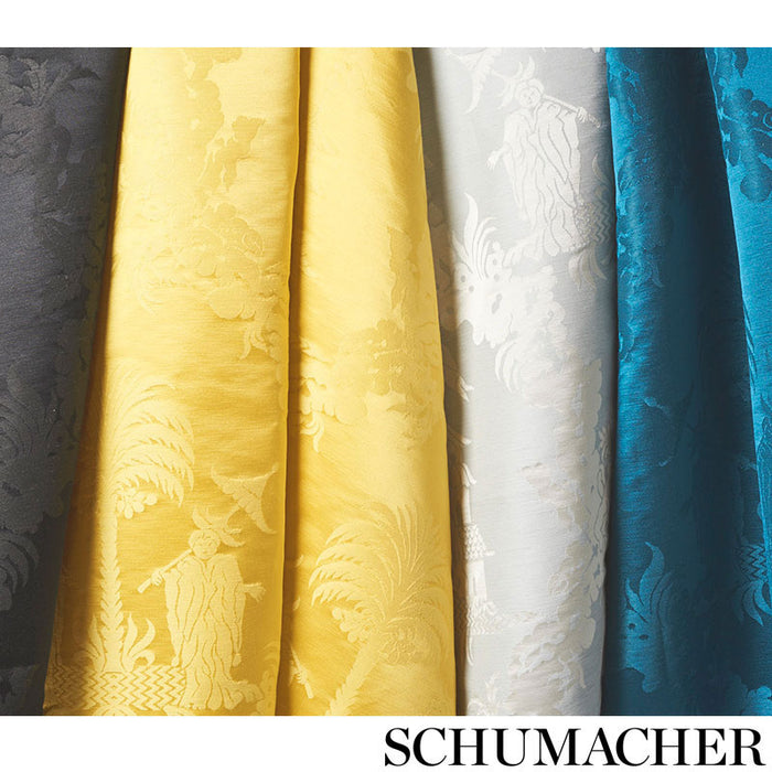 Schumacher Chinoiserie Royale Jonquil Fabric Sample 71832