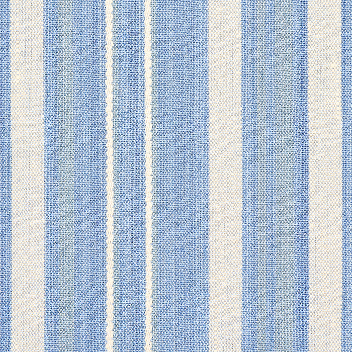 Schumacher Cajamarca Stripe Chambray Fabric Sample 71883