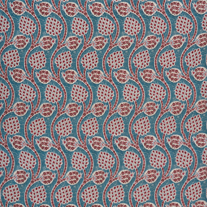 Schumacher Persephone Peacock Fabric Sample 72000