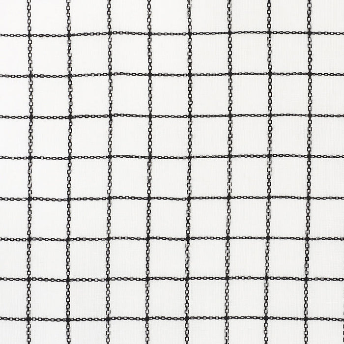 Schumacher Agnes Sheer Blackwork Fabric 72082