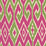 China Seas Aquarius Jungle Green/pink Fabric Sample 7210-03