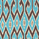 China Seas Aquarius Turquoise/brown Fabric 7210-04