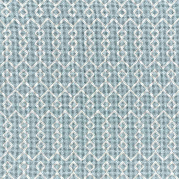 Schumacher Bricolette Sky Fabric Sample 72111