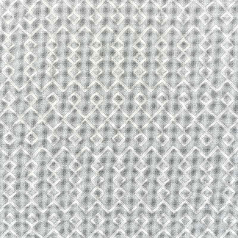 Schumacher Bricolette Grey Fabric 72112