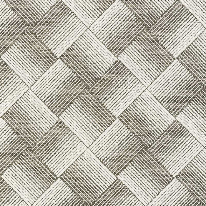 Schumacher Ashberg Charcoal Fabric Sample 72141