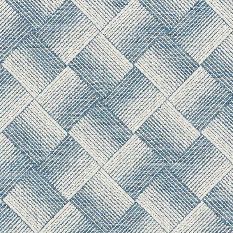 Schumacher Ashberg Blue Fabric 72142