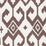 China Seas Aqua Ii Brown Fabric Sample 7230-06