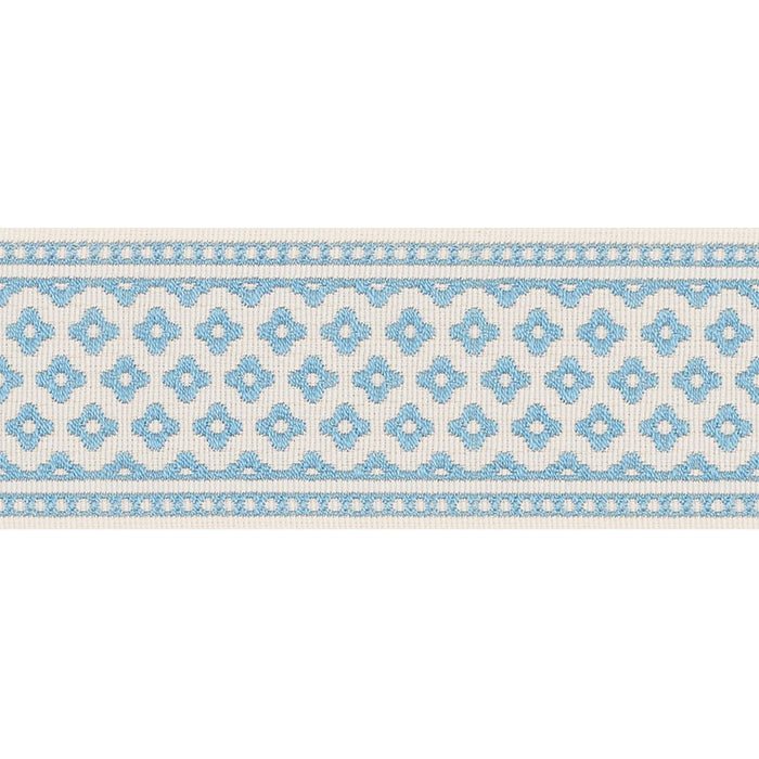 Schumacher Cherie Tape Blue Trim Sample 72311