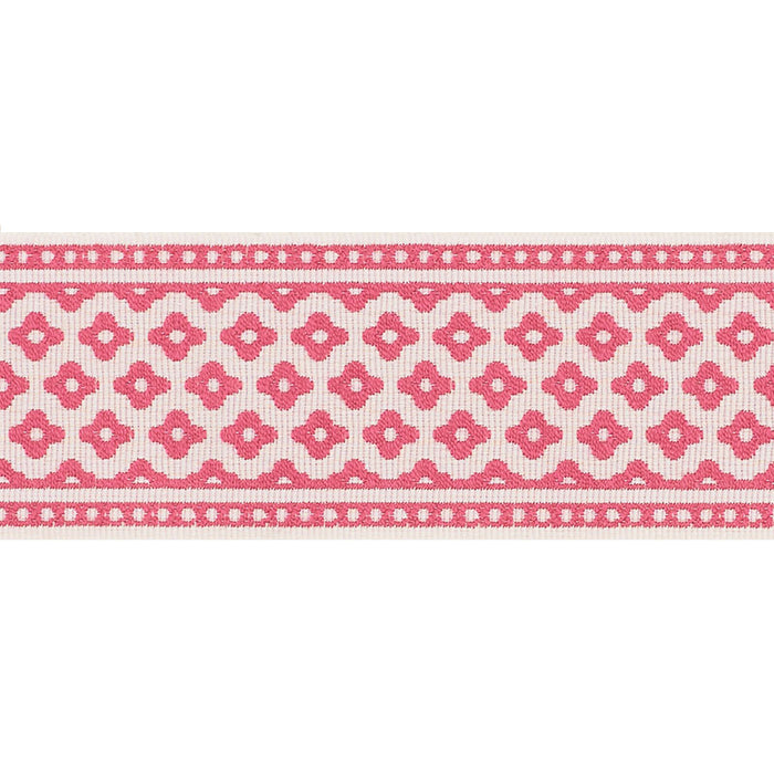 Schumacher Cherie Tape Raspberry Trim Sample 72313