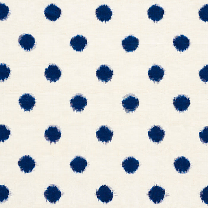 Schumacher Sakuru Ikat Indigo Fabric Sample 72340