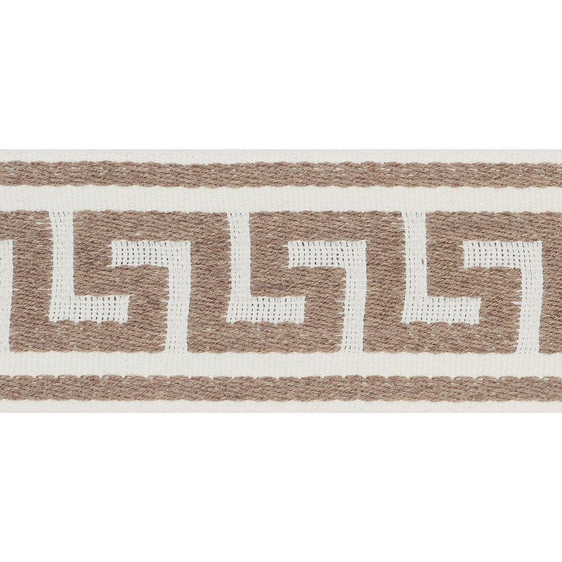 Schumacher Ganton Tape Indoor/Outdoor Taupe Trim 72390