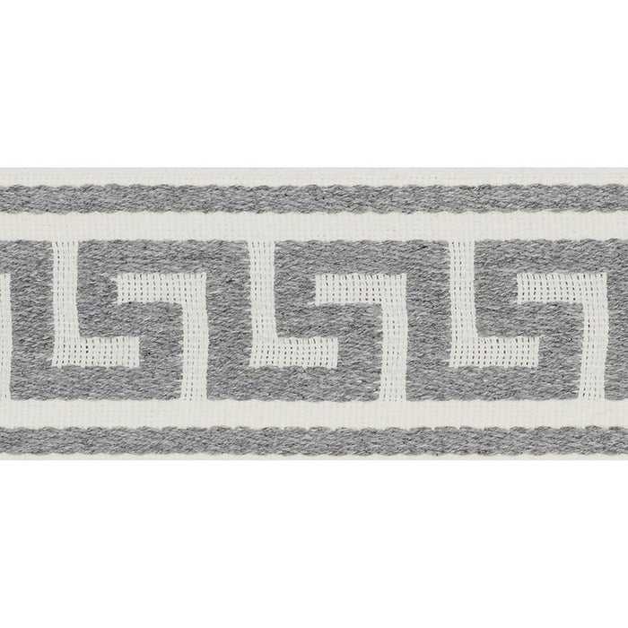 Schumacher Ganton Tape Indoor/Outdoor Grey Trim 72392