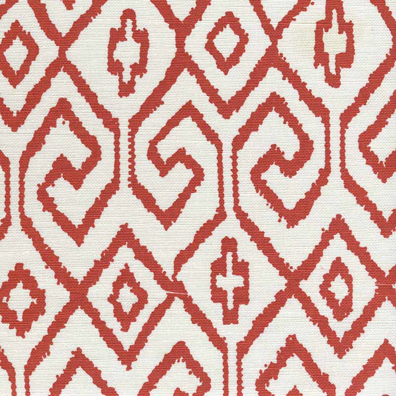 China Seas Aqua Iv Rust Fabric Sample 7240-05