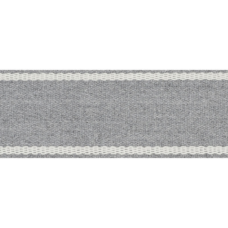 Schumacher Sullivan Tape Indoor/Outdoor Grey Trim 72402