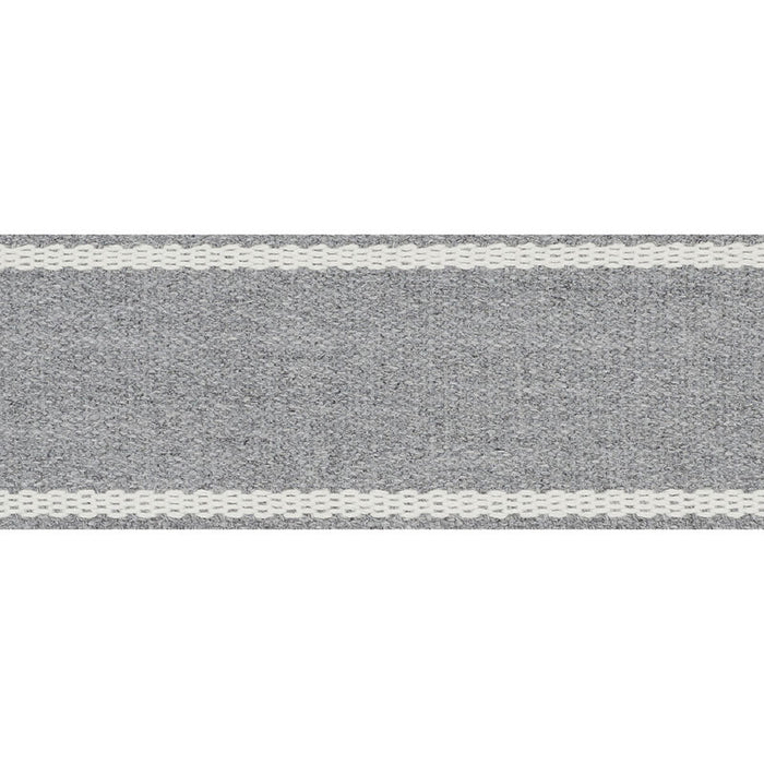 Schumacher Sullivan Tape Indoor/Outdoor Grey Trim Sample 72402