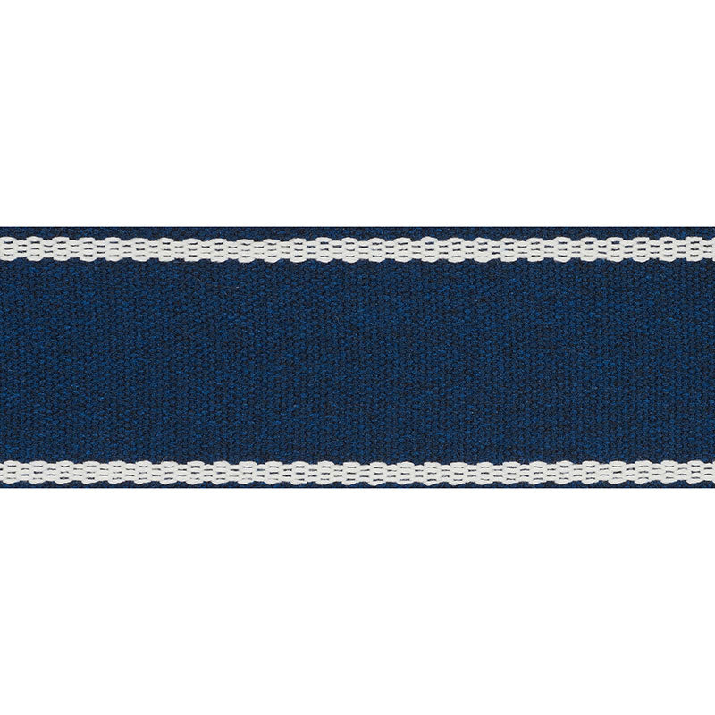 Schumacher Sullivan Tape Indoor/Outdoor Navy Trim 72404