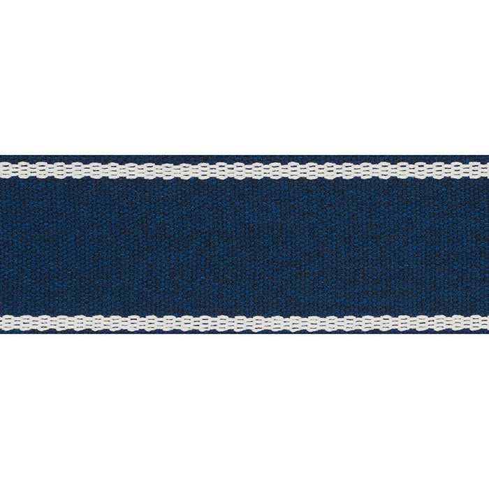 Schumacher Sullivan Tape Indoor/Outdoor Navy Trim Sample 72404