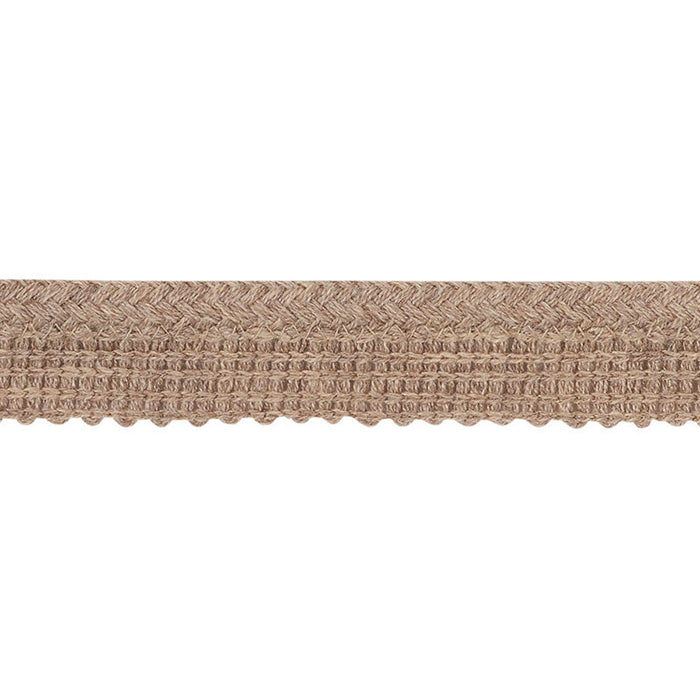 Schumacher Eubie Lip Cord Indoor/Outdoor Taupe Trim 72421