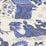 China Seas Tableau Ii Indigo New Navy Bali Blue Fabric Sample 7250-04