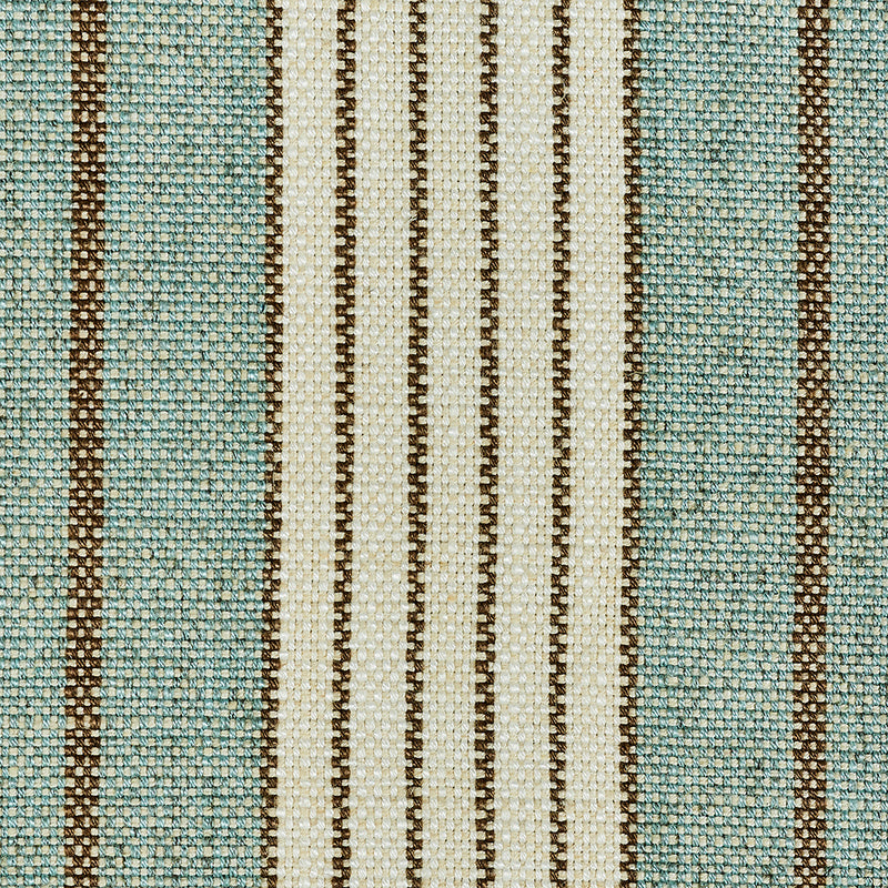 Schumacher Horst Stripe Sky Fabric 72603