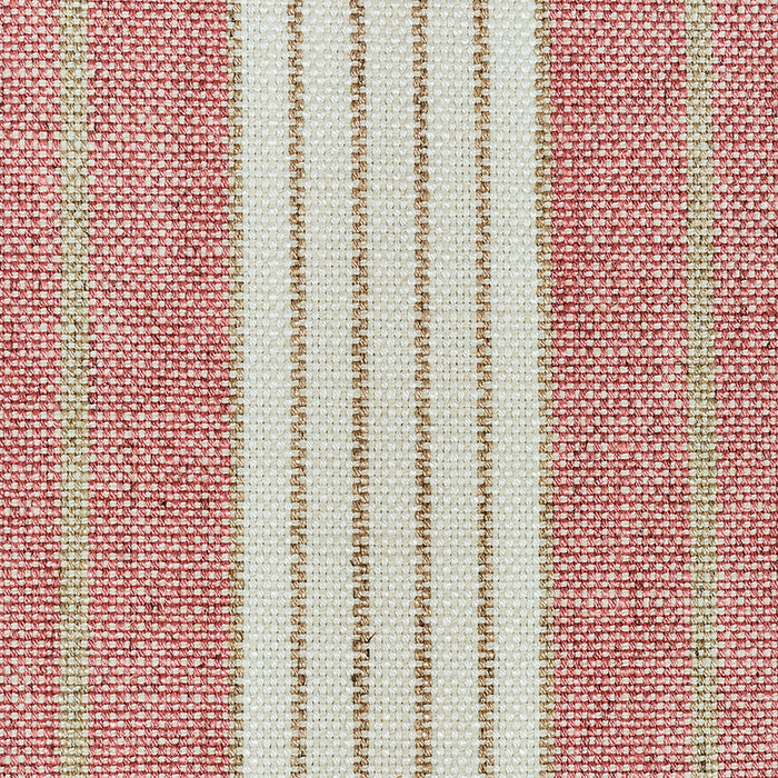 Schumacher Horst Stripe Rose Fabric 72604