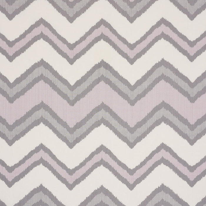 Schumacher Chevron Ikat Lilac Fabric Sample 72632