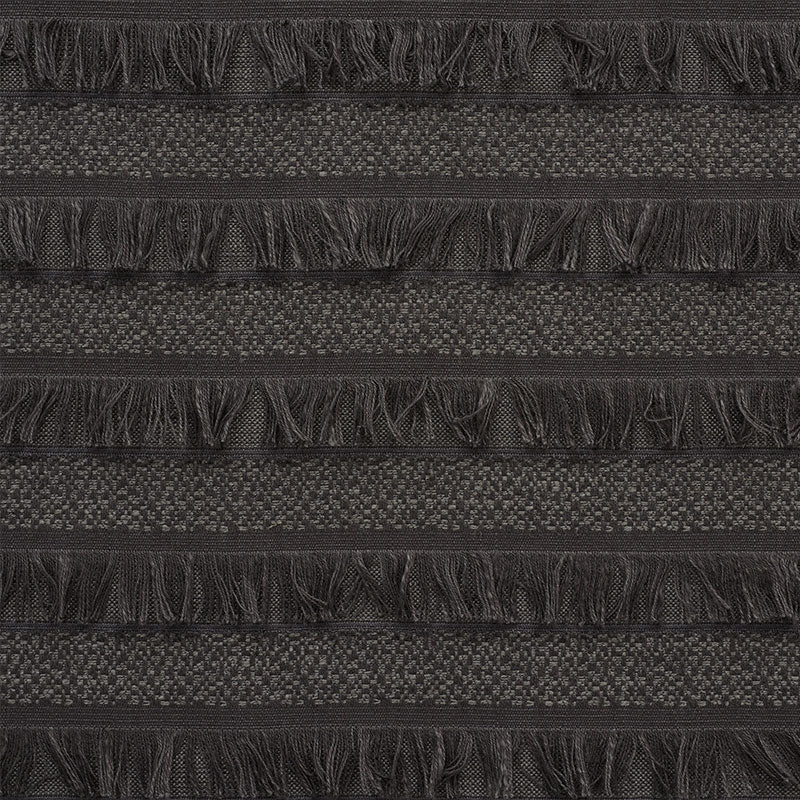 Schumacher Acadia Charcoal Fabric 72652