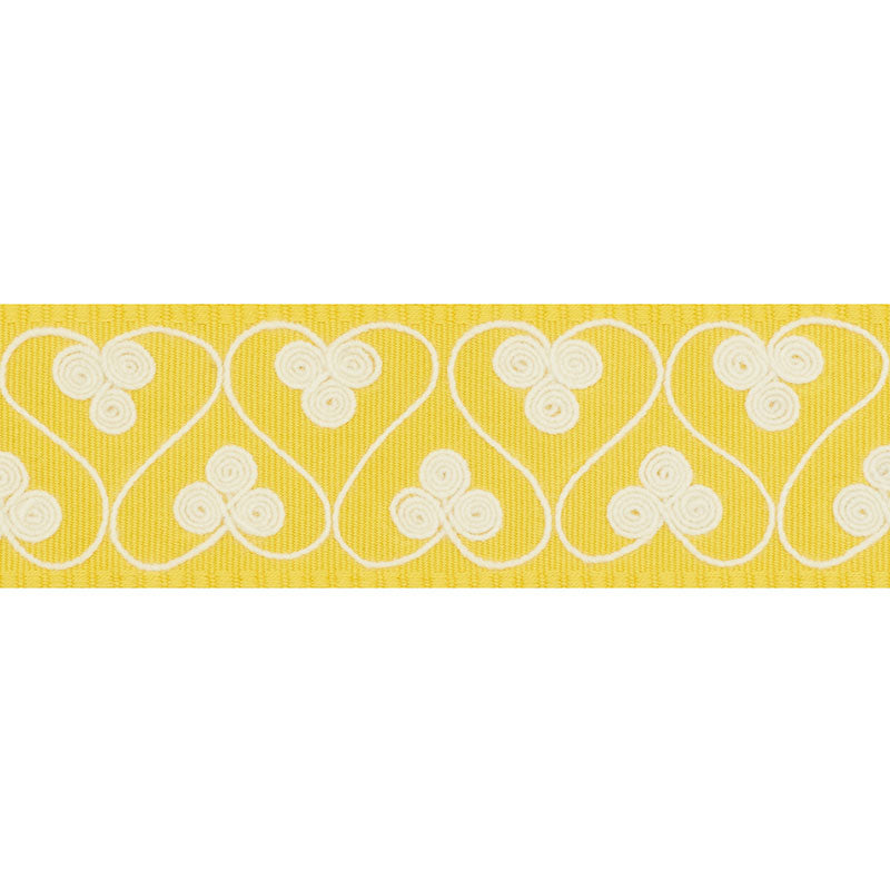 Schumacher Coquette Tape Yellow Trim 72740