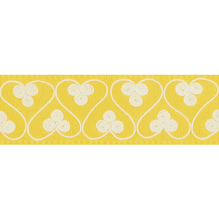 Schumacher Coquette Tape Yellow Trim Sample 72740