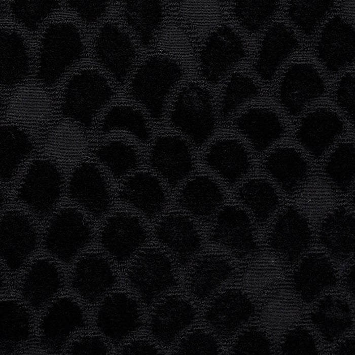 Schumacher Esther Velvet Onyx Fabric Sample 72773