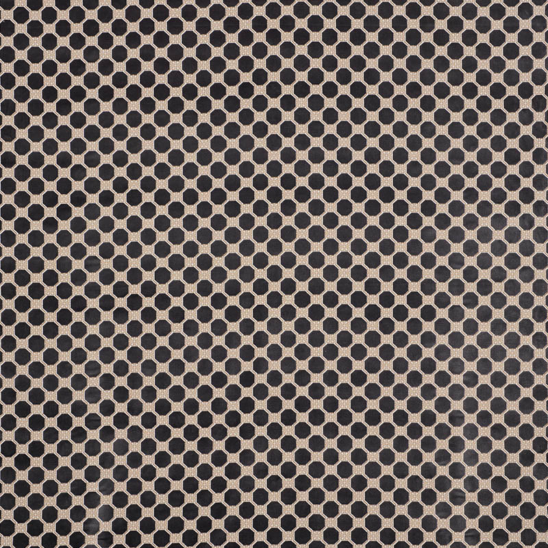 Schumacher Octavia Velvet Onyx Fabric 72795