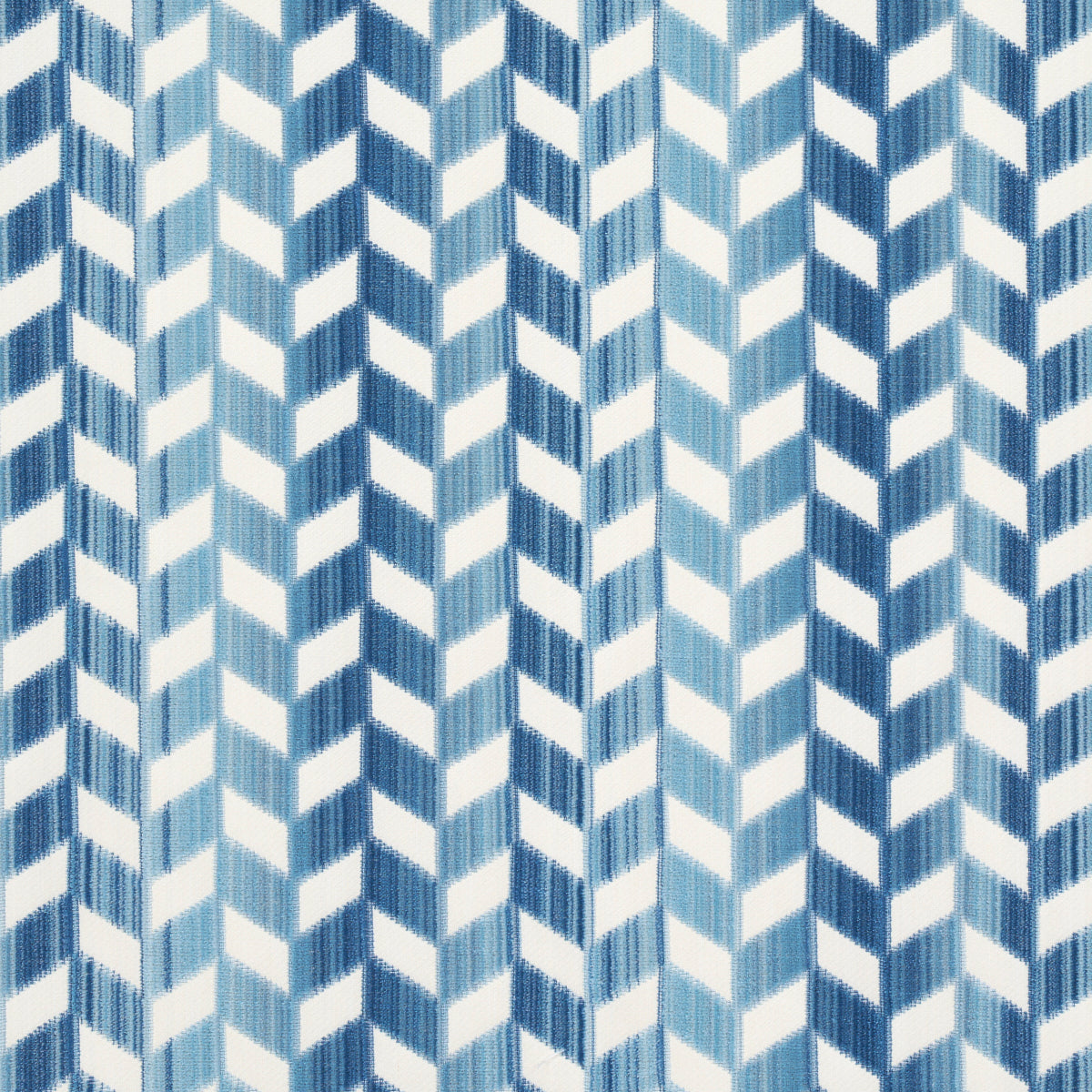 Schumacher Chevron Strie Velvet Porcelain Fabric 72815