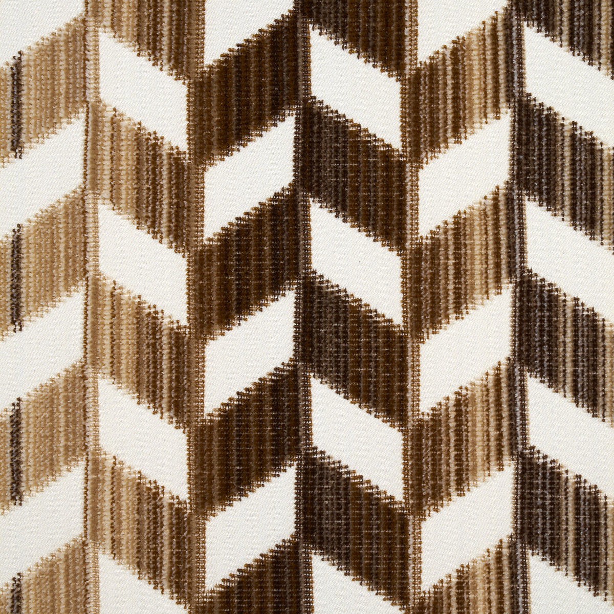 Schumacher Chevron Strie Velvet Gold Fabric 72816