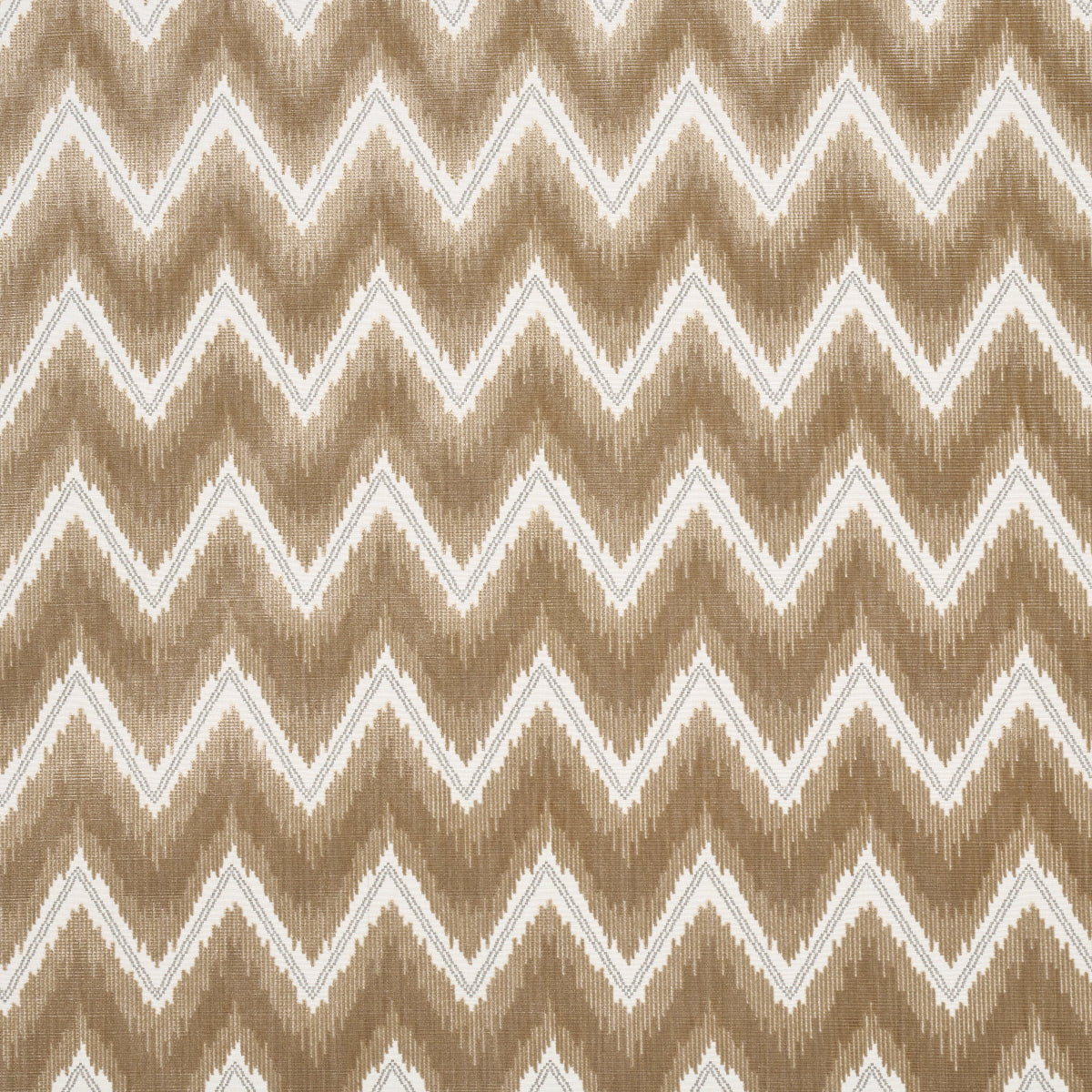 Schumacher Chevron Velvet Gold Fabric 72845