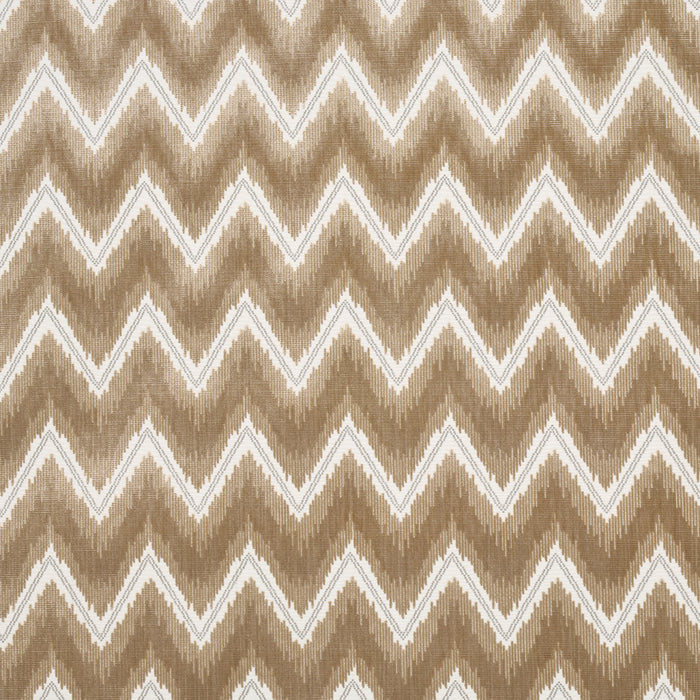 Schumacher Chevron Velvet Gold Fabric Sample 72845